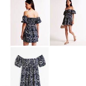 Abercrombie & Fitch Navy Floral Mini Dress